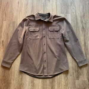 Bylt Basics Coastal Overshirt in Brown